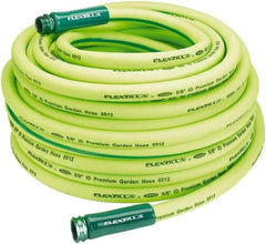 Legacy - 100' Long Garden Hose - 5/8" Diam, 3/4" GHT, Hybrid Polymer, 150 psi, All Season, Green - Exact Tool & Supply