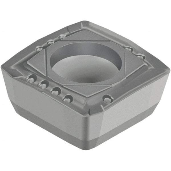 Walter - P4848 E57 Grade WKP35S Carbide Indexable Drill Insert - TiCN/Al2O3/TiN Finish, Square, 17.5mm Inscribed Circle - Exact Tool & Supply