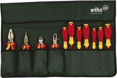 Wiha - 11 Piece Insulated Plier Set - Comes in Box - Exact Tool & Supply