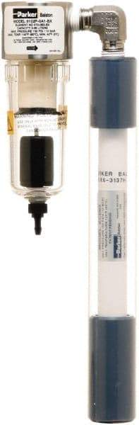 Parker - 0.6 CFM, 4 Cubic Ft. Electrical Enclosure Cabinet Dryer - For Use with 0 to 4 Cubic Ft. Cabinet Size Range - Exact Tool & Supply