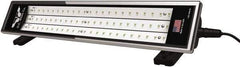 O.C. White - 24 VDC, 36 Watt, Linear Machine Light - Direct Mount, Magnetic Mount, 12 Ft. Cord, IP67, 19 Inch Tube, Integrated Ballast, Black - Exact Tool & Supply