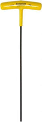 Bondhus - 9/64" Hex, T-Handle Cushion Grip, Hex Key - 9" OAL, Protanium High Torque Steel, Inch System of Measurement - Exact Tool & Supply