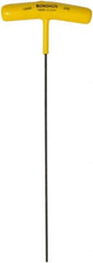 Bondhus - 3/32" Hex, T-Handle Cushion Grip, Hex Key - 9" OAL, Protanium High Torque Steel, Inch System of Measurement - Exact Tool & Supply