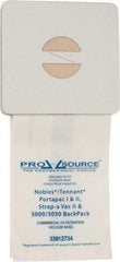 PRO-SOURCE - Meltblown Polypropylene & Paper Vacuum Bag - For Nobles Portapac I & II / Nobles Strap-A-Vac II/Tennant 3000/3050 Backpacks - Exact Tool & Supply