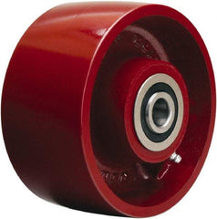 Hamilton - 6 Inch Diameter x 2-1/2 Inch Wide, Cast Iron Caster Wheel - 2,200 Lb. Capacity, 3-1/4 Inch Hub Length, 3/4 Inch Axle Diameter, Precision Ball Bearing - Exact Tool & Supply