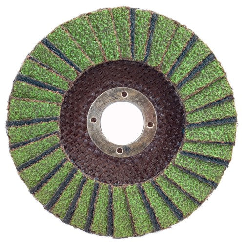 5″ × 1/4″ × 7/8″ Neon R766 Flap Disc Type 27 Flat 60 Grit - Exact Tool & Supply