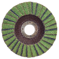 5″ × 1/4″ × 7/8″ Neon R766 Flap Disc Type 27 Flat 60 Grit - Exact Tool & Supply