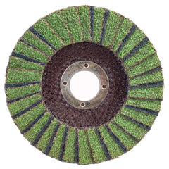 5″ × 1/4″ × 7/8″ Neon R766 Flap Disc Type 27 Flat 80 Grit - Exact Tool & Supply