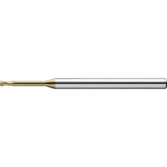 Ball End Mill: 2 Flute, Solid Carbide 120 mm OAL, Hardmax Coated, Series HTNB