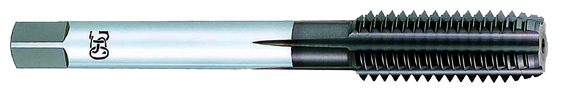 M2.6 x 0.45 Dia. - OH3 - 4 FL - Carbide - TiCN - Modified Bottoming - Straight Flute Tap - Exact Tool & Supply