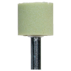 3/4″ × 3/4″ 1/4″ Spindle Quantum Mounted Point A39 80 Grit Ceramic Alumina - Exact Tool & Supply