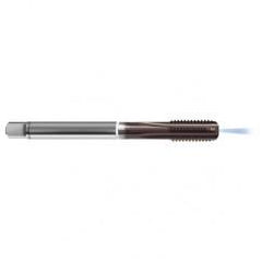 M8 x 1.0 Dia. - 6H - 4 FLX - Cobalt Semi-Bott White Ring Tap - TiAlN-Coolant-FORM-C - Exact Tool & Supply