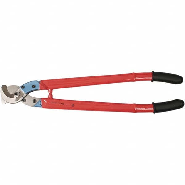 Wiha - 31-1/2" OAL, 14 AWG Capacity, Flush Cable Cutter - Exact Tool & Supply