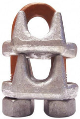 CM - 1" Piggyback Wedge Socket Clip - 3/4-10, 1.88" Between Centers, Galvanized - Exact Tool & Supply