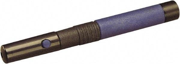 Quartet - Rubber & Metal Pen Size Laser Pointer - Blue, 2 AAA Batteries Included - Exact Tool & Supply