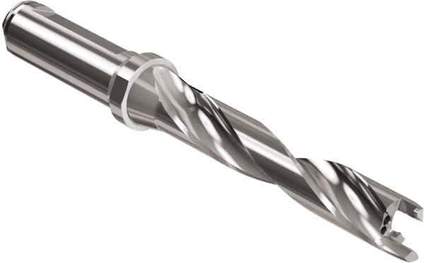 Seco - 12.5 to 12.99mm Diam, 5xD, 65mm Max Depth, 5/8" Shank Diam, 2.894" Flute, 5.276" OAL, Replaceable Tip Drill - SD405 Toolholder, Series Crownloc Plus - Exact Tool & Supply