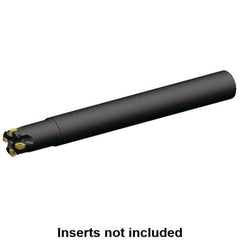 Kennametal - 3/4" Cutting Diam, 3/4" Shank Diam, Straight Shank Indexable Copy End Mill - 3 Inserts, XPLT0603 Insert, C7792VXP06CA.75Z3R6.1 Toolholder - Exact Tool & Supply