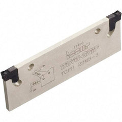 Iscar - 1.65mm Blade Width, 58mm OAL, Neutral Cut, Single End Indexable Cut-Off Blade - 11.5mm Max Depth of Cut, TGFH Blade, Tang-Grip Series - Exact Tool & Supply