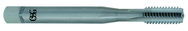 M8 x 1.25 Dia. - OH4 - 4 FL - Carbide - Bright - Modified Bottoming - Straight Flute Tap - Exact Tool & Supply