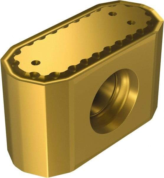 Sandvik Coromant - 425N1707 KLW Grade 1020 Carbide Milling Insert - TiAlN Finish, 10mm Thick - Exact Tool & Supply