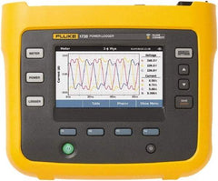 Fluke - 3 Phase, 1 to 500 Amp Capability, Power Meter - Exact Tool & Supply