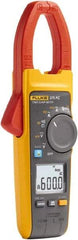 Fluke - 375 FC, CAT IV, CAT III, Digital True RMS Clamp Meter with 1.3386" Clamp On Jaws - 1000 VAC/VDC, 999.9 AC/DC Amps, Measures Voltage, Capacitance, Current, Frequency, mVDC, Resistance - Exact Tool & Supply