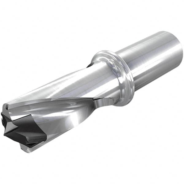 Iscar - 1.417 to 1.453", 8xD, 11.33" Max Depth, 1-1/4" Shank Diam, 1.453" Flute, 15.33" OAL, Replaceable-Tip Drill - Exact Tool & Supply