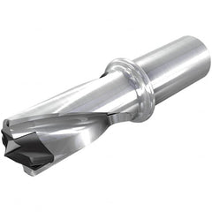 Iscar - 1.417 to 1.453", 8xD, 11.33" Max Depth, 1-1/4" Shank Diam, 1.453" Flute, 15.33" OAL, Replaceable-Tip Drill - Exact Tool & Supply