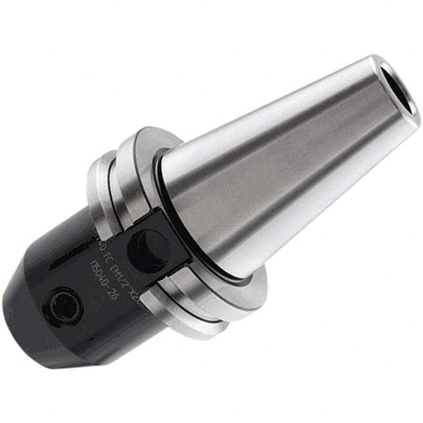 Iscar - CAT50 Taper Shank End Mill Holder/Adapter - 3-3/4" Projection - Exact Tool & Supply