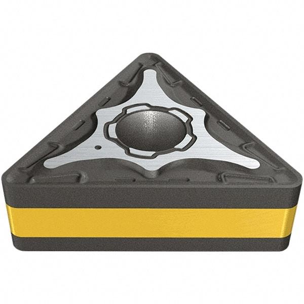 Iscar - TNMG332 M3P Grade IC830 Carbide Turning Insert - TiAlN/AlTiN/TiN Finish, 60° Triangle, 9.52mm Inscr Circle, 4.76mm Thick, 0.8mm Corner Radius - Exact Tool & Supply