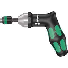 Wera - 1 Piece, 4 to 8.8 N/m, Ergo Cushion Grip Driver Preset Torque Limiting Screwdriver - 1/4" Drive - Exact Tool & Supply