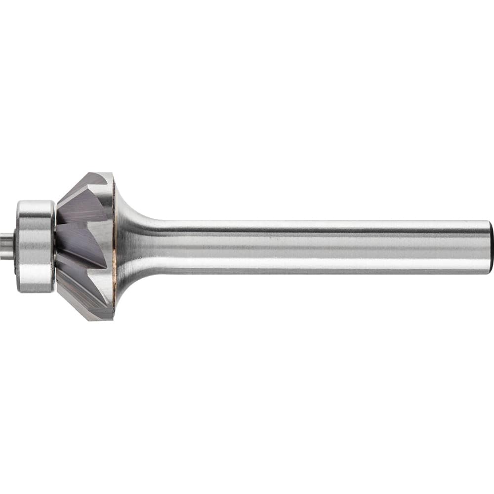 PFERD - SK-6, 5/8" Cut Diam, 1/4" Shank Diam, Carbide Aluma Cut Cone Burr - Exact Tool & Supply