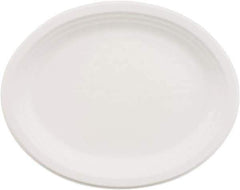 Chinet - Chinet Paper Dinnerware, Oval Platter, 9-3/4 x 12-1/2 - White - Exact Tool & Supply