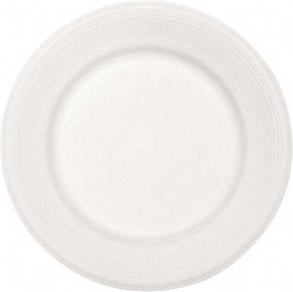 Chinet - Chinet Dinnerware Plate, 10-1/2" - White - Exact Tool & Supply