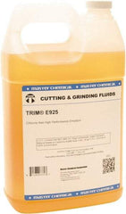 Master Fluid Solutions - Trim E925, 1 Gal Bottle Emulsion Fluid - Water Soluble, For Cutting, Drilling, Sawing, Grinding - Exact Tool & Supply