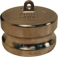 Dixon Valve & Coupling - 1" Stainless Steel Cam & Groove Suction & Discharge Hose Dust Plug For Use with Couplers - Part DP, 250 Max psi - Exact Tool & Supply
