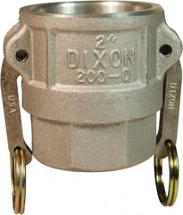 Dixon Valve & Coupling - 3/4" Aluminum Cam & Groove Suction & Discharge Hose Female Coupler Female NPT Thread - Part D, 3/4" Thread, 250 Max psi - Exact Tool & Supply