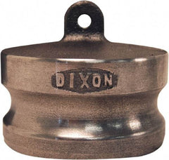 Dixon Valve & Coupling - 2" Malleable Iron Cam & Groove Suction & Discharge Hose Dust Plug For Use with Couplers - Part DP, 250 Max psi - Exact Tool & Supply