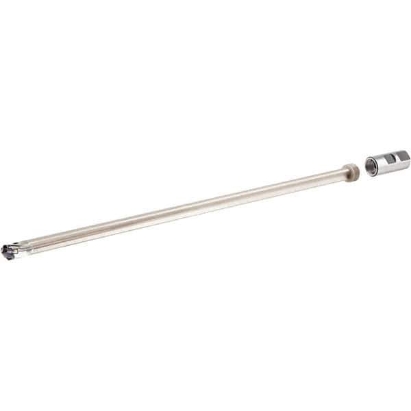 Iscar - 0.551 to 0.57" Diam, 31.6" Max Drill Depth, 0.63" Shank Diam, 33.622" OAL, Replaceable Tip Drill - HCP-IQ, ICG, ICK, ICK-2M, ICM, ICP, iCP-2M, QCP-2M Insert, 14 Seat Size, MNCNT Toolholder, Series SumoGun - Exact Tool & Supply