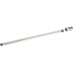 Iscar - 0.551 to 0.57" Diam, 31.6" Max Drill Depth, 0.63" Shank Diam, 33.622" OAL, Replaceable Tip Drill - HCP-IQ, ICG, ICK, ICK-2M, ICM, ICP, iCP-2M, QCP-2M Insert, 14 Seat Size, MNCNT Toolholder, Series SumoGun - Exact Tool & Supply