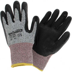 Cordova - Size M (8), ANSI Cut Lvl A4, ANSI Puncture Lvl 4, ANSI Abrasion Lvl 3, Foam Nitrile Coated Cut & Puncture Resistant Gloves - Exact Tool & Supply
