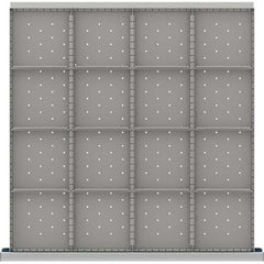 LISTA - 16-Compartment Drawer Divider Layout for 3.15" High Drawers - Exact Tool & Supply