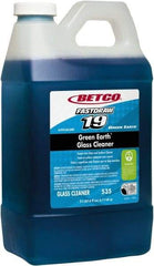 Betco - 2 L Plastic Bottle Pleasant Glass Cleaner - Concentrated, Use on Glass Surfaces - Exact Tool & Supply