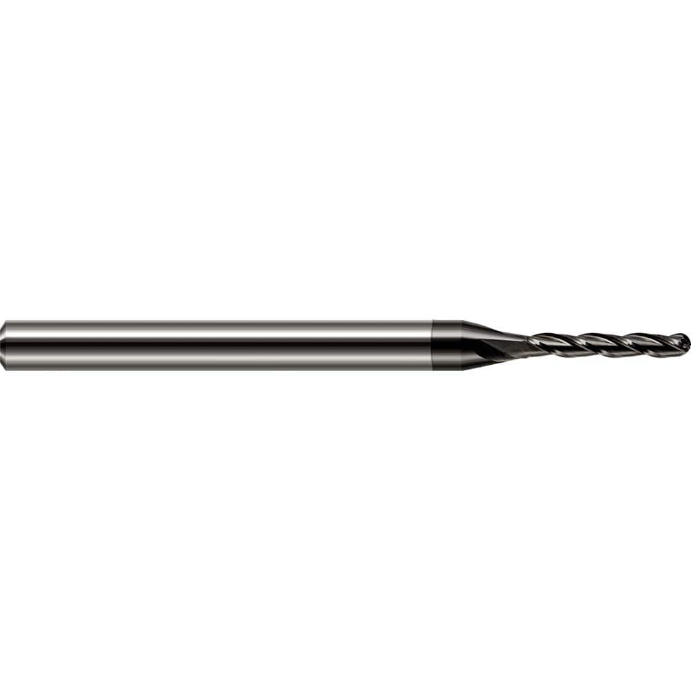 Harvey Tool - 1/8" Diam, 5/8" LOC, 3 Flute Solid Carbide Ball End Mill - Exact Tool & Supply
