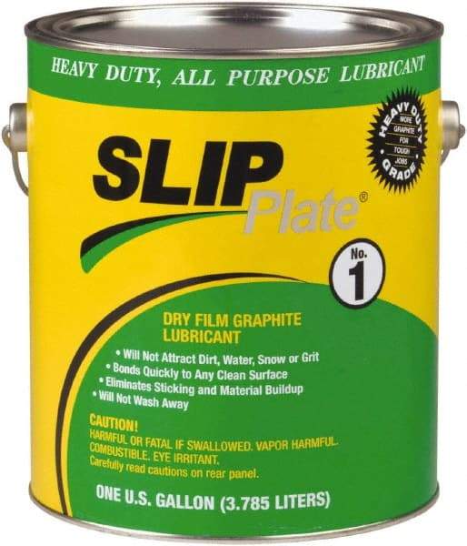 SLIP Plate - 1 Gal Can Lubricant - Black, -75°F to 450°F - Exact Tool & Supply