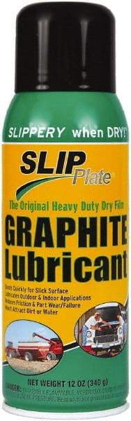SLIP Plate - 12 oz Aerosol Spray Lubricant - Black, -75°F to 450°F - Exact Tool & Supply