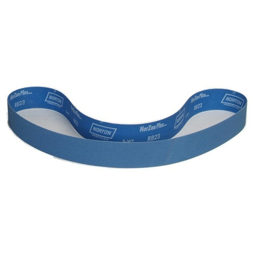 ‎2-1/2″ × 60″ NorZon Plus R824 Narrow Belt 24 Grit Zirconia Alumina - Exact Tool & Supply