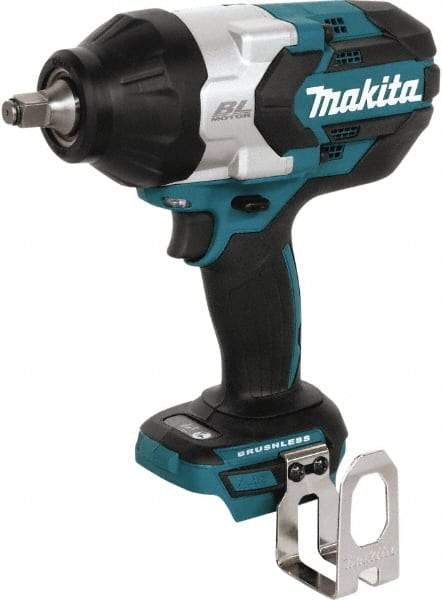 Makita - 1/2" Drive 18 Volt T-Handle Cordless Impact Wrench & Ratchet - 1,700 RPM, 750 Ft/Lb Torque, Lithium-Ion Batteries Not Included - Exact Tool & Supply