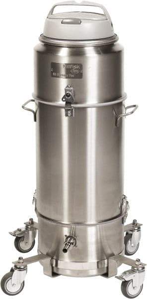 Nilfisk - 3.25 Gal, Stainless Steel Tank, Wet, Mercury Vacuum Cleaner - 10 Amps - Exact Tool & Supply