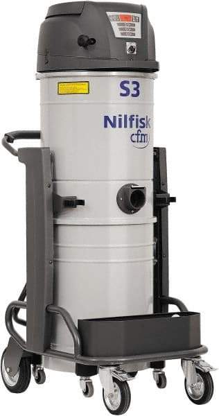 Nilfisk - 26 Gal, Painted Steel Tank, Dry, HEPA Vacuum Cleaner - 15.8 Amps - Exact Tool & Supply